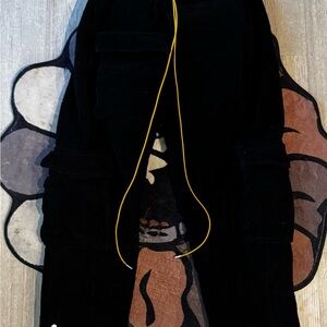 MNML Black Corduroy Trousers